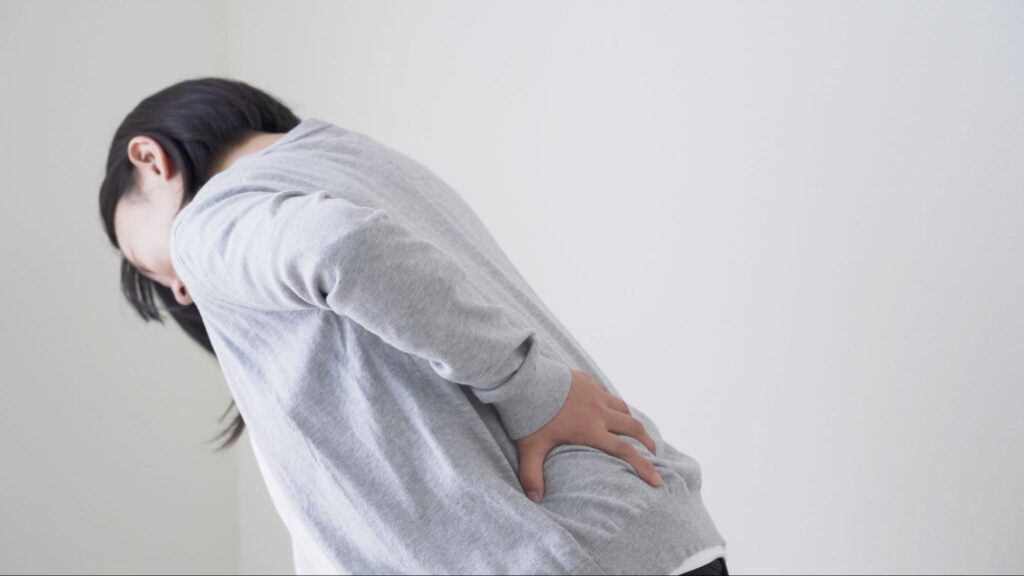 ぎっくり腰　どこが痛い