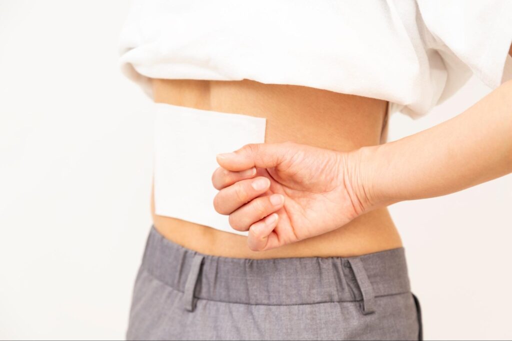 ぎっくり腰　どこが痛い